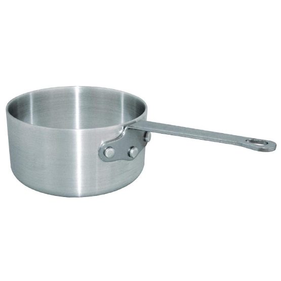 Vogue Aluminium Saucepan 2.4Ltr 86X180mm Cookware Casserole Cool Grip Handle - Image 3
