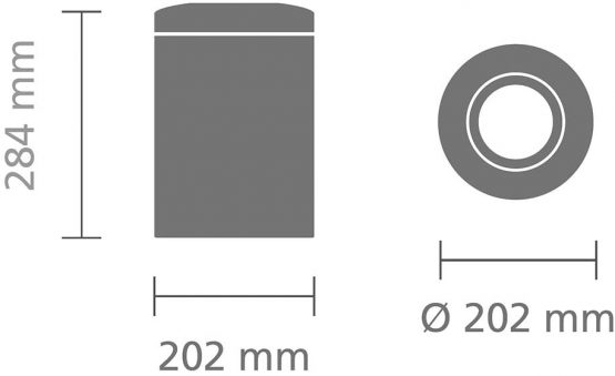 Brabantia Flameguard Waste Paper Bin, 7 L - Matt Steel - Image 2