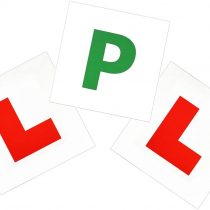 GoFriend 2 Pack Extra Strong Fully Magnetic L Plates Stickers and 1 Pack Fully Magnetic P Plate Learner Sticker for New Drivers, Perfect for Driving Security