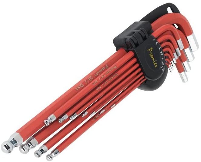 Sealey Ak7164 Ball-End Hex Key Set 11Pc Anti-Slip Extra-Long Metric, Red, 1 - Pack - Image 3