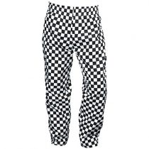 Genware NEV-NB03-XL Baggies, Large Check, X-Large, Black and White