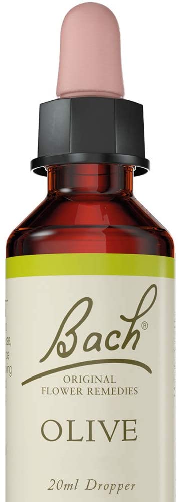 Bach Original Flower Remedies Olive, Live The Day, Stay Energised, Emotional Wellness, Natural Flower Essence, 20ml