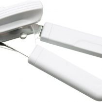 KitchenCraft Can Opener with Built in Bottle Cap Remover, 18cm, White/Silver