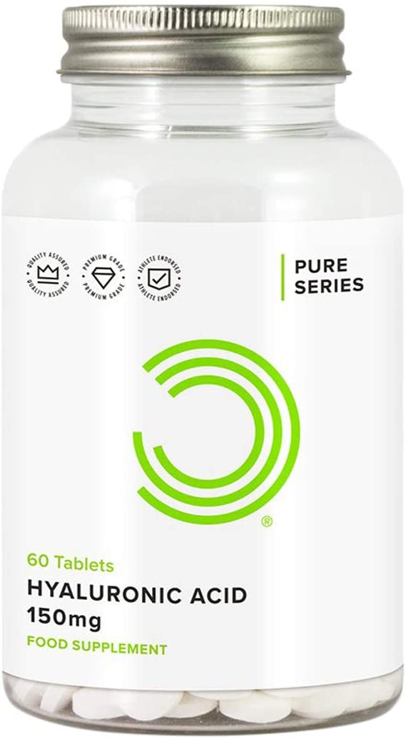 Bulk Pure Hyaluronic Acid Tablets, 150 mg, Pack of 60, 60 count (Pack of 1)
