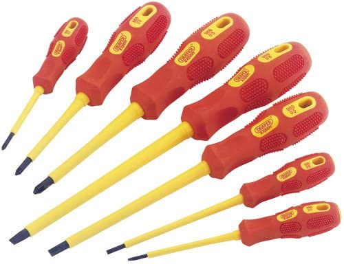 Draper 88608 7Pc Vde Screwdriver Set-Boxed, Multicolored
