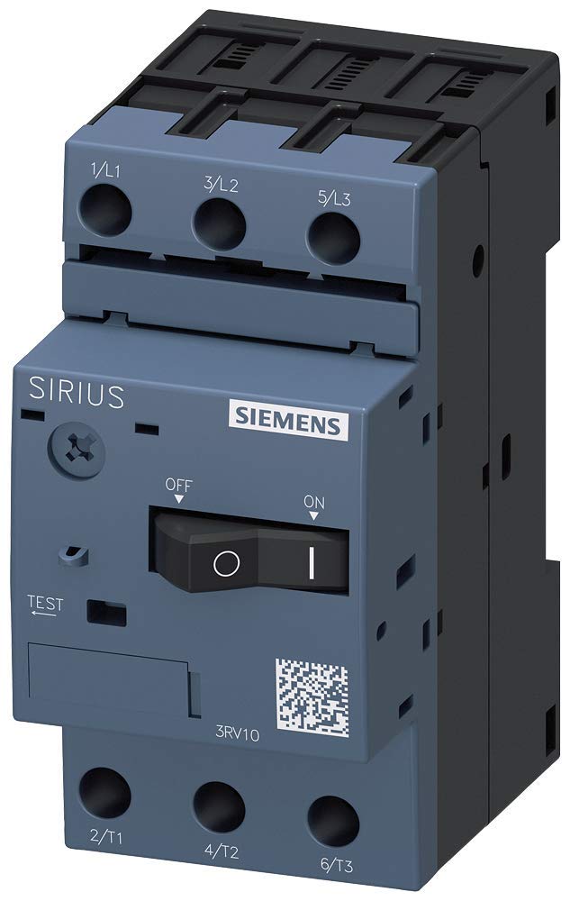 Siemens 3RV1011-1BA10 Circuit-Breaker for Motor Protection White, Size S00