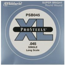 D'Addario PSB045SL ProSteels Bass Guitar Single String, Super Long Scale.045