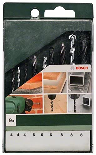 Bosch 2609255483 HSS-R Metal/Wood/Stone Drill Bit Set (9 Pieces) - Image 2