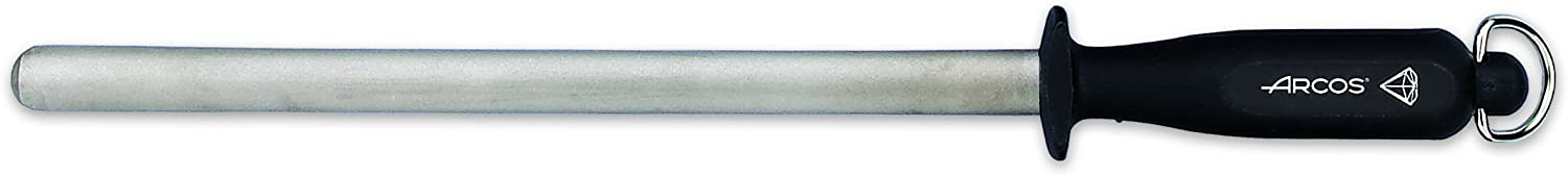 Arcos Series Chairas - Sharpening Steel - Body Carbon Steel Chromium Coated 11" - Handle Polypropylene Yellow Color
