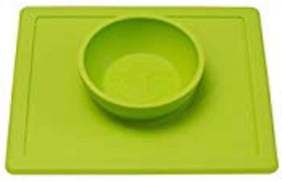 Ezpz ezpz Happy Bowl Suction Cup Plate Verde Green - Image 2