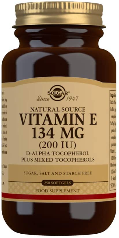 Solgar Vitamin E 134 mg (200 IU) Softgels - Pack of 250 - Helps Combat Oxidative Stress - Immune System Support - Gluten Free - Image 3
