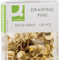 Q-Connect KF02018Q Drawing Pin Solid Head (Pack of 10)