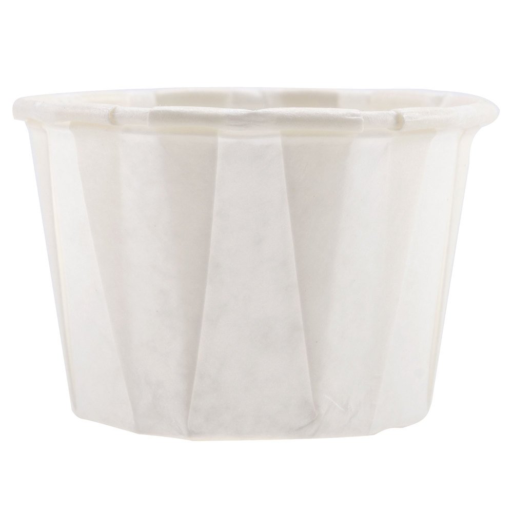 JenPak Paper Souffle Cups 2oz - Pack of 250, White, 250 Count (Pack of 1) - Image 3