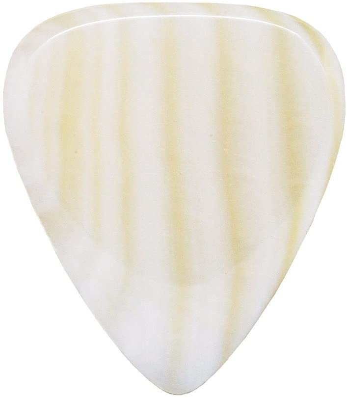 Shell Tones - Freshwater Mop - Individual Plectrum, Natural, 30 x 26 x 2.5 millimeter