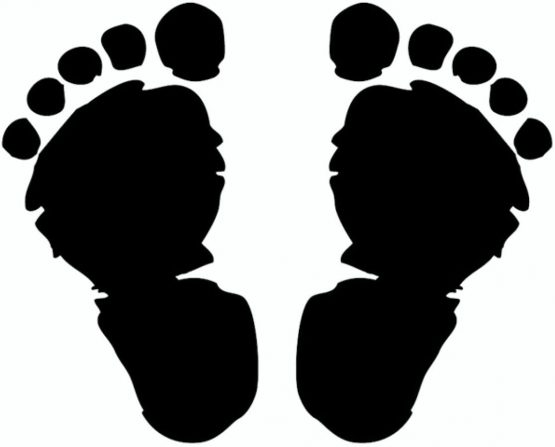 cArt-Us Stamp Footsteps, Brown - Image 2