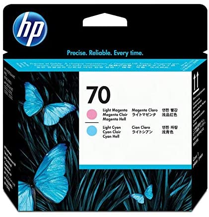 HP Original 70 Light Cyan and Light Magenta Printhead, Light Cyan/Light Magenta
