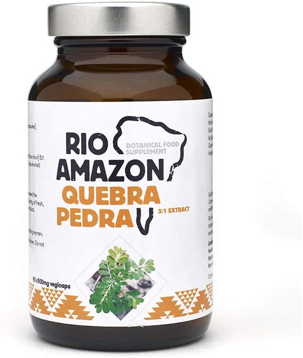 Rio Amazon Quebra Pedra Liver Detox & Support Supplements, 500mg VegiCaps, 90 Capsules, Vegan Herbal Formula for Kidney Liver