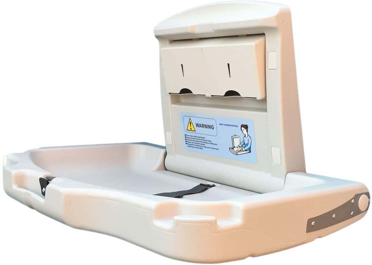 Discounted Cleaning Supplies Baby Changing Unit Table Horizontal Wall Mounted, Folding Baby Changing Station
