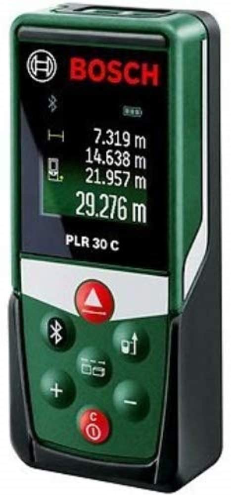 Bosch PLR 30 °C Laser Distance Measurement Device in a Box, Green