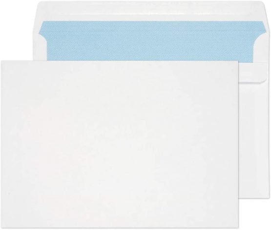 Blake Purely Everyday C5 162 x 229 mm 100 gsm Wallet Self Seal Envelopes (22707) White - Pack of 500