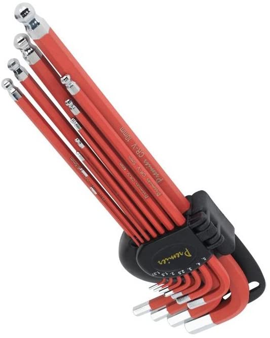 Sealey Ak7164 Ball-End Hex Key Set 11Pc Anti-Slip Extra-Long Metric, Red, 1 - Pack - Image 2