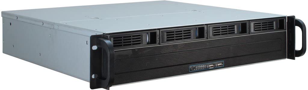 Inter-Tech 88887190 Case IPC Storage 2U-2404S, 40 cm, multicoloured, 48 cm x 44 cm x 8.9 cm