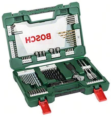 Bosch 2607017309 "V-Line" Drill/Screwdriver Bit Set, Green, Set of 83 Piece, Variety Pack - Image 2