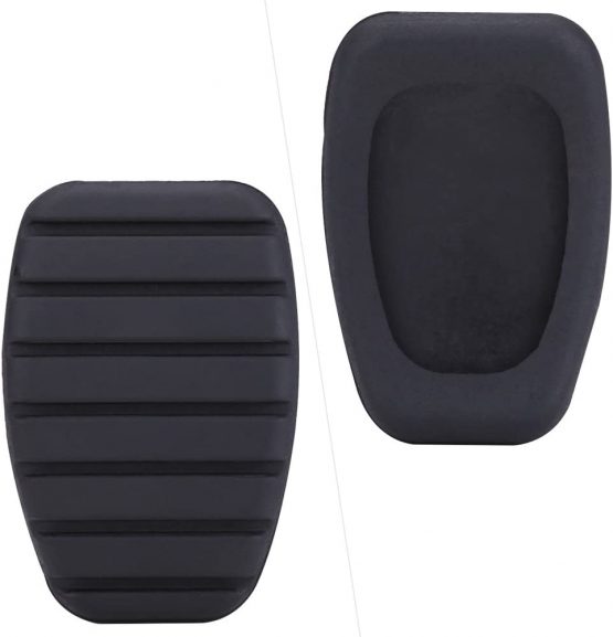 Clutch Brake Pedal Cover, Non Slip Rubber Car Clutch and Brake Pedal Cover Clutch Pedal Pads Repalcement for Megane Laguna Clio Kango Scenic - Image 2