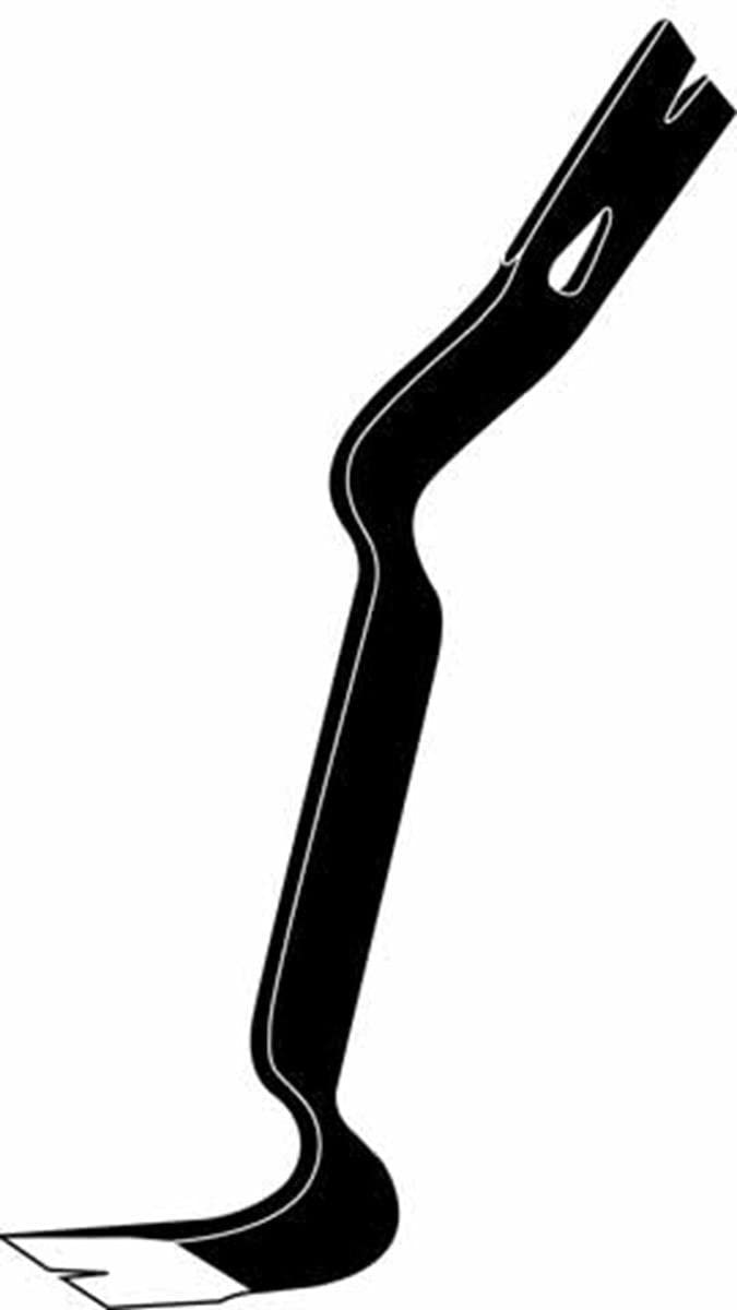 STANLEY 16" Super Wonder Crow Bar with Polished Tips and Bevelled Nail Slots, 1-55-525, Yellow/Black, 16 inch (41cm) - Image 3
