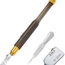 IMT Glass Cutter Tungsten Carbide Tip Oil Feed, Professional Heavy Duty Cutting Tool for Mosaic/Tiles/Stained Glass/Mirror/Ceramic, Free Replaceable Head and Oil Reservoir, 2mm-12mm