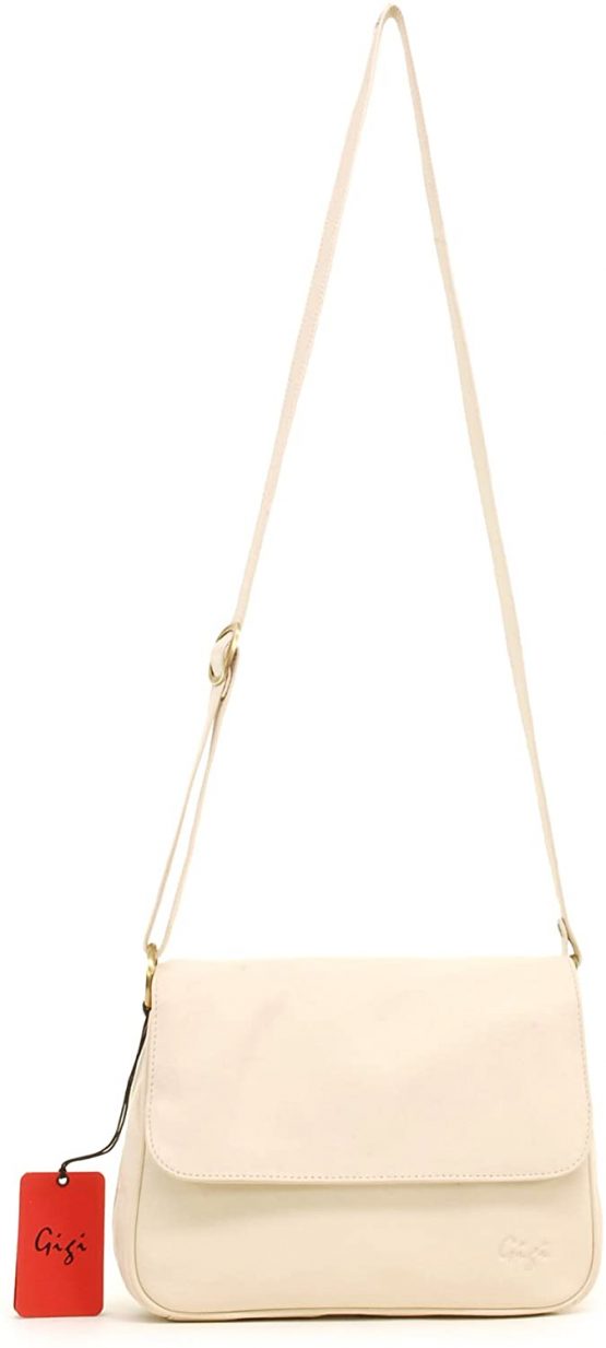 GIGI - Women's Leather Flap Over Cross Body Handbag - Shoulder Bag with Long Adjustable Strap - OTH1008 - Image 2