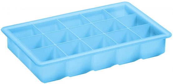 Lurch 1-Piece 3 cm Ice Cube Tray Cubes, Blue