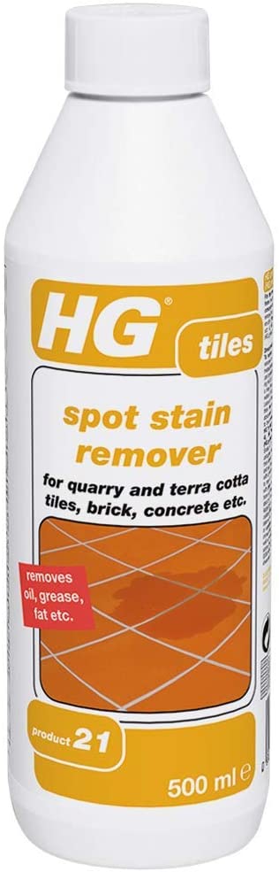 HG Tile Stain Remover, Oil Stain Remover & Mark Remover for Kitchen & Bathroom Tiles