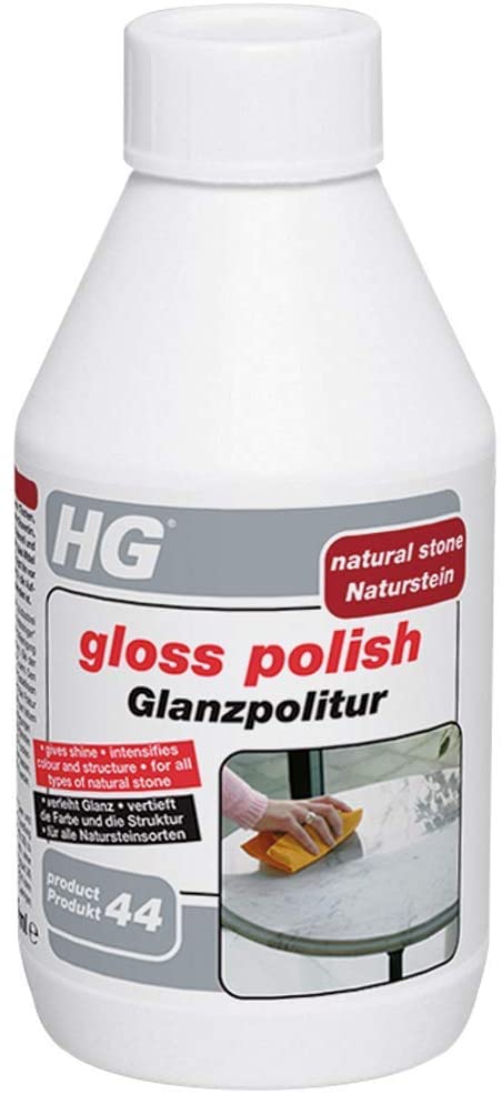 HG Natural Stone Gloss Polish, Natural Stone Cleaner for Tabletops & Furniture, Marble & Granite Cleaner