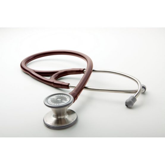 ADC Adscope 601 Convertible Cardiology Stethoscope with Tunable AFD Technology, Adult Diaphragm and Adult Bell or Pediatric Diaphragm, 28 inch Length, Burgundy, Medical Equipment for Doctors and Nurses