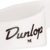 Dunlop 9012 Bag of 12 thumb plectrums left hand medium white