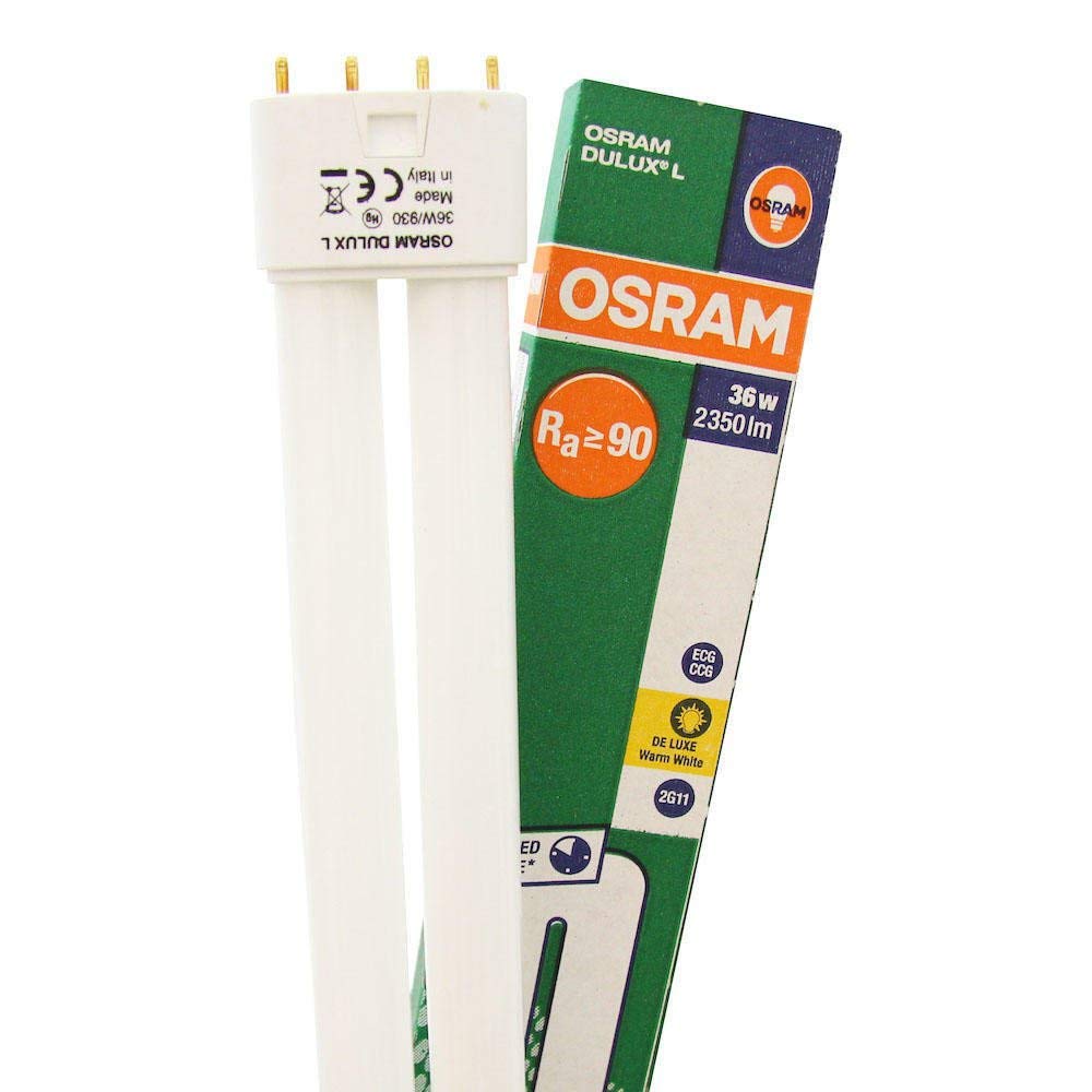 Osram 2G11 36 Watt Compact Fluorescent Light Dulux Lamp, White