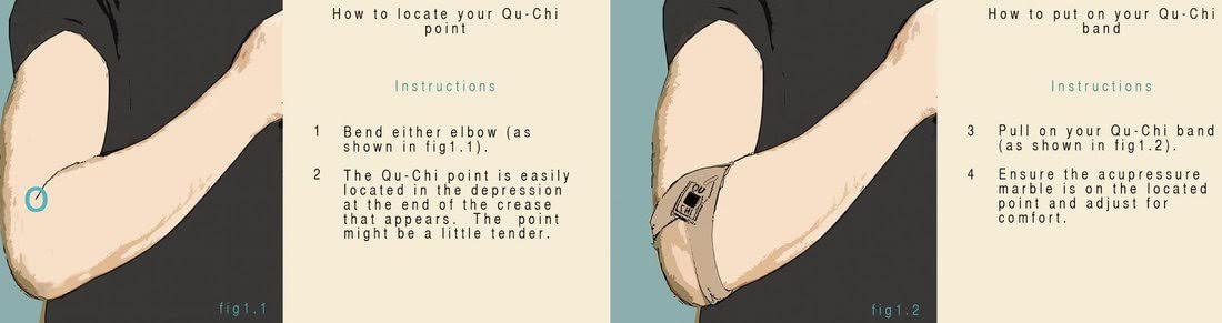 Qu-Chi Hayfever Band - The Acupressure Arm Band - Image 3