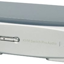 LINDY 39304 2 Port KVM Switch Pro USB 2.0, DisplayPort 1.2 with TTU, Silver