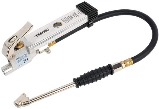 Draper 36632 Air Line Inflator with Twin Open Ended Push on Connectors