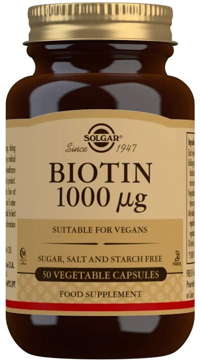 Solgar Biotin 1000 µg Vegetable Capsules - Pack of 50 - Image 3