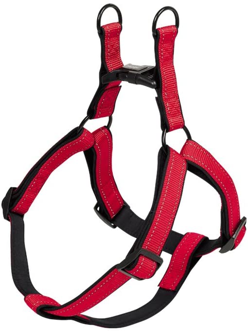 Nobby Classic Reflect Soft Harness, 50-72 cm, Red/Black, 50 - 72 cm