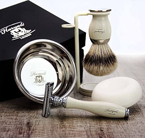 Shaving Set Featuring Silver Tip Brush,Safety Razor - Image 3