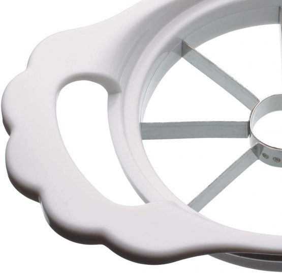 KitchenCraft Apple Corer and Slicer, Stainless Steel/Plastic, White, 11 cm - Image 4