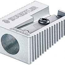 Staedtler 510 10, Pencil Sharpener (Manual Pencil Sharpener, Metallic, Metal)