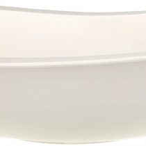 Villeroy & Boch 10 2525 3320, New Wave Dish, Bowl for Salads and Siofdishes, Square Shape, Premium Porcelain, Dishwasher and Microwave Safe White, 33 cm