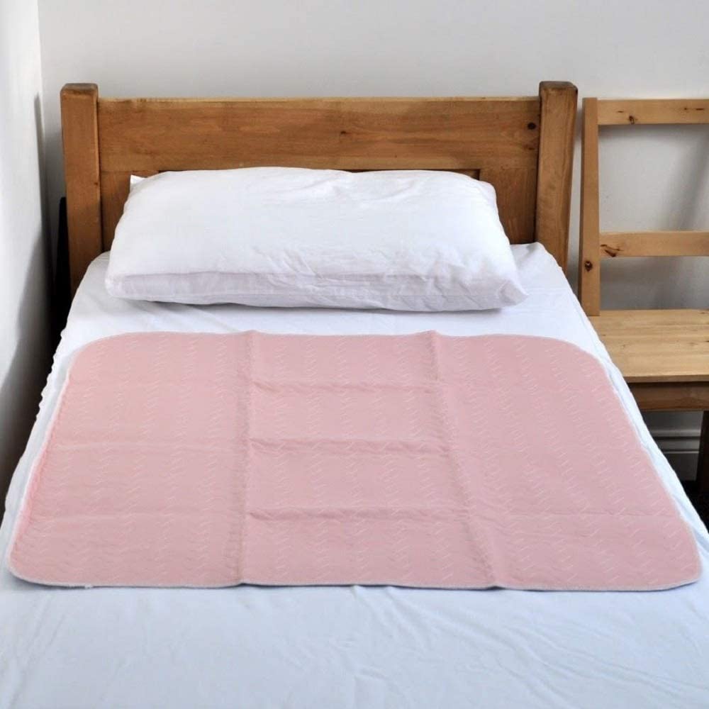 Incontinence Washable Bed Pad, Pink