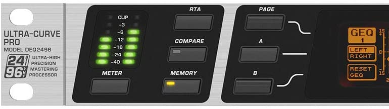 Behringer DEQ2496 Ultra Curve Processor, Gold - Image 4
