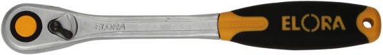 Draper 25930 Elora 1/2" Quick Release Reversible Ratchet Drive with Soft Grip and Fine Tooth, 270mm Length