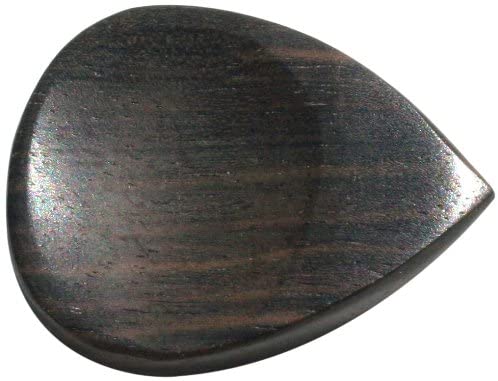 Groove Tones Mini - African Ebony - Individual Plectrum, Black, 30 x 24 x 4 millimeter